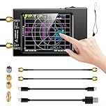 ReachMall NanoVNA-H4 Vector Network Analyzer, VHF UHF HF Antenna Analizzatore con per la misurazione dei parametri S, Rapporto di onda stazionaria di tensione, fase, ritardo