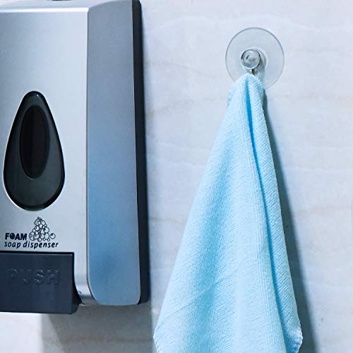 Mudder 24 Pieces Suction Cup Hooks 45 Mm Wall Hooks, Home Kitchen Bathroom Wall Window Towel Robe Hangers, Utility Hooks Hangers, Home Hanging Organizer Supplies, Use On Smooth Surface #TOP5