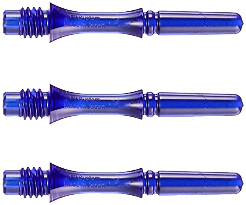 コスモダーツ フィットシャフト ギア シャフト スリムスピン クリアDブルー1