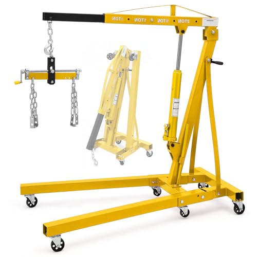 GarveeTech Engine Hoist with Lever, 2 T...