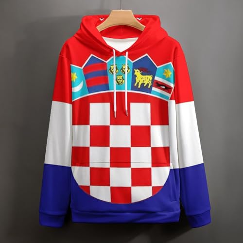 Sweat Croatie imprimé 3D fini les pulls ternes adoptez le look unisexe