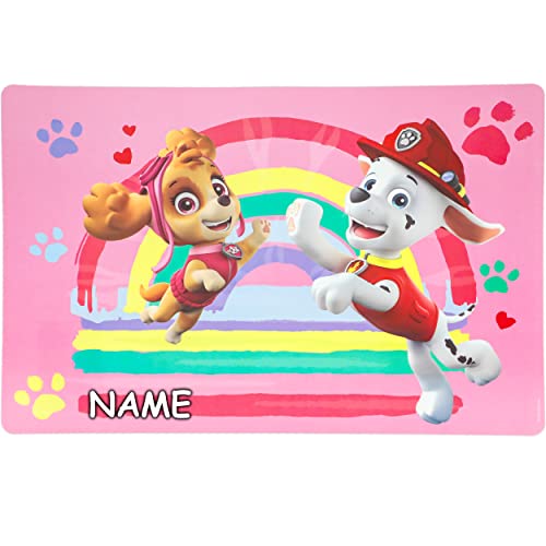 alles-meine.de GmbH Unterlage - Paw Patrool - Hunde - inkl. Name - als...