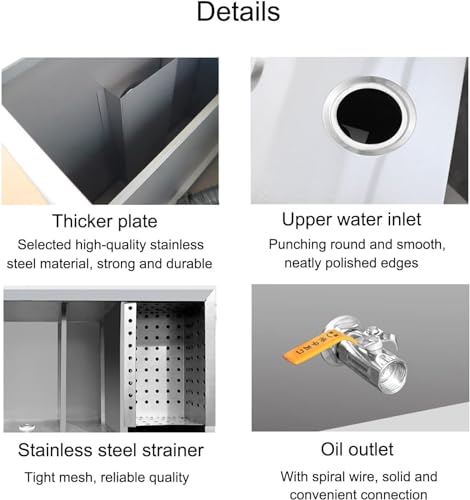 Sifone in acciaio inox per la gestione dei rifiuti di cucina, soluzione durevole per ristoranti, caffetterie e mense