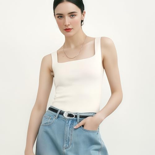 Women Skinny Belt for Jeans Pants Dresses Thin Waist Faux Leather Belt with Gold Oval Buckle2