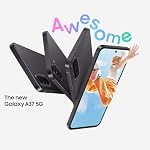 Samsung Galaxy A37, 256GB, Awesome Charcoal, 5G (Unlocked, CAD Version) - 6.7" sAMOLED FHD+ Display, Awesome Intelligence, 6GB Ram, 4K@30fps, 45W Fast Charging