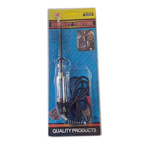 Eforcar Circuit Tester,6V 12V 24 V Dc Electrical Indicator Light Systems Long Probe Continuity Test Automatic Car Motorcycles Bulldozers Voltage (1 Pcs) #TOP1