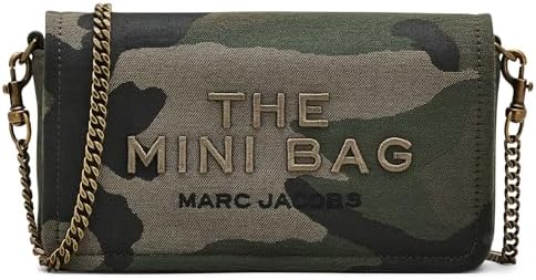 Marc Jacobs womens The Camo Jacquard Chain Mini Bag