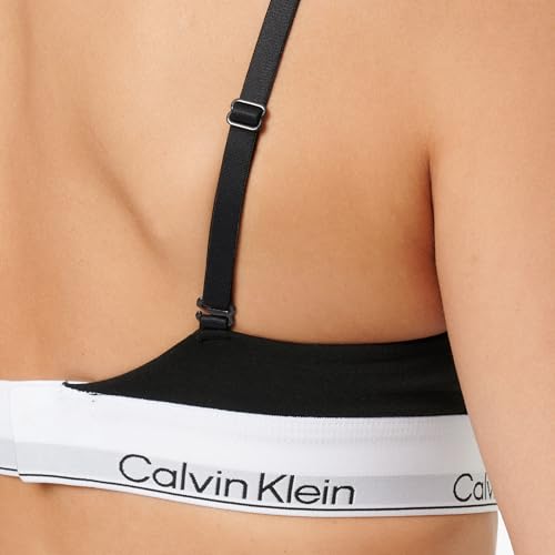 Calvin Klein Soutien-Gorge Triangle Femme Lightly Lined avec Basque Élastique, Noir (Black), S