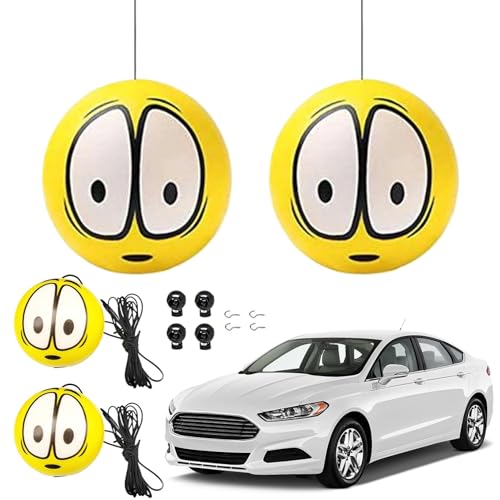 Garage Parkhilfe AID AID-PARKING-Ball, 4pcs 6 cm große Augenparkhilfsassistents mit 4m Seil, Parkassistent, Garage-Parksensor, Garage Parkhilfe