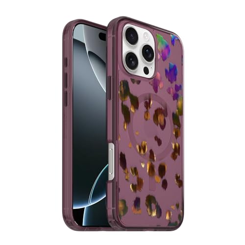 Image of OtterBox iPhone 16 Pro Max Symmetry Series Clear Case - Leopard Shift Pink - Ultra-Thin, Sleek iPhone Case, Colorful Animal Print iPhone Case
