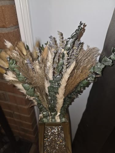 Ramo de flores secas Pampas Grass Boho para decoración miniatura 3