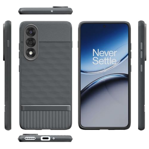 Image of Shockproof Case for OnePlus Nord 5 5G | Full Camera Protection | TPU Flexible Back Cover for OnePlus Nord 5 5G (Graphite Grey)