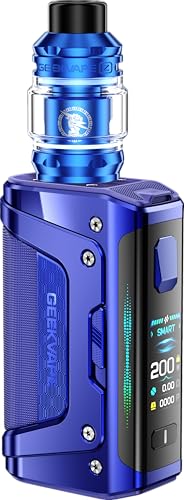 GEEKVAPE Aegis Legend 5 Kit | 200W Aegis Legend 5 TC Box Mod + 5.5ml GeekVape Z Sub Ohm Tank Z0.15 XM + 0.4 XM Coil Vaporisateur, Sans nicotine,San Batterie