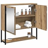 【Dimensions de taille idéales】 Mesurant 60 cm de haut, 16 cm de profondeur et 60 cm de large, ce cabinet s'intègre parfaitement dans des pièces de différentes tailles. Il maximise votre mur sans alourdir l'espace. Que vous ayez une salle de bain compacte ou plus spacieuse, il reste pratique et offre une solution de rangement et un miroir qui s'adapte au mieux à votre lieu.
