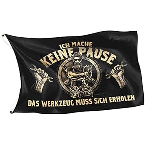 Gasoline Bandit Original Flagge für die Werkstatt – Ich Mache Keine Pause