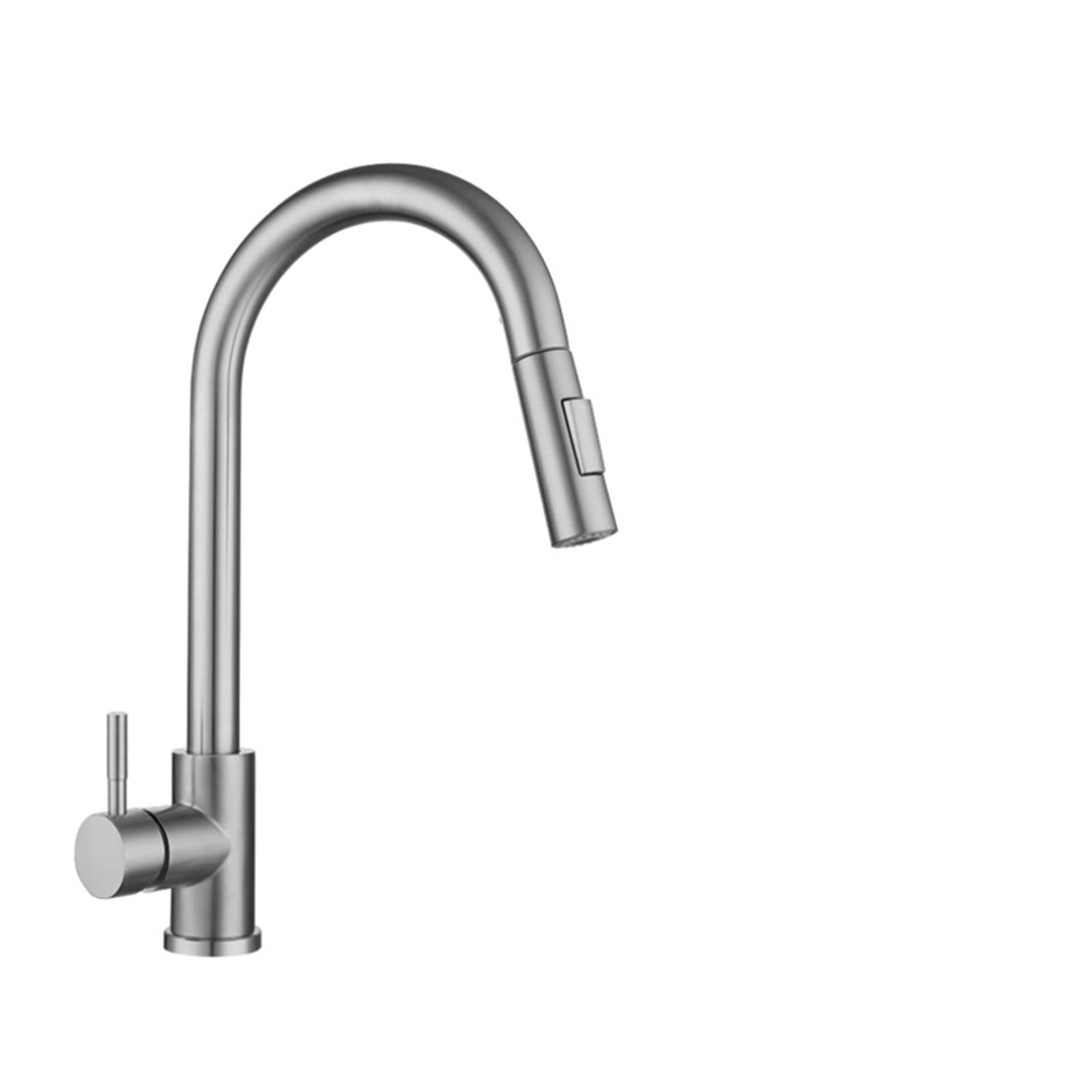 Pull Out Black Sensor Kitchen Faucet Smart Induction Stainless Steel Mixer Tap Touch Control Sink Tap 2 Modes Hot and Cold Water (Color : Black-Touch)