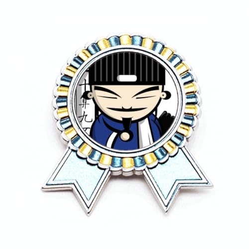Broche de dessin chinois chef-d'œuvre en métal M, bijou de vêtement pour robe et veste