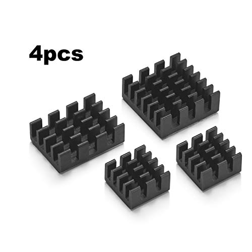 Image of Vilros Basic Starter Kit for Raspberry Pi 4 with Fan Cooled ABS Case Includes Raspberry Pi 4 Board and 7 Accessories (8GB, Clear Transparent Case)