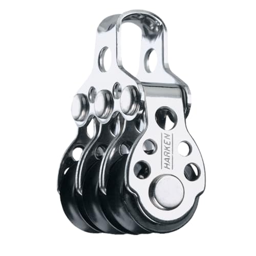 Polea triple de 16 mm Harken para dominar el viento en tus jornadas de navegación