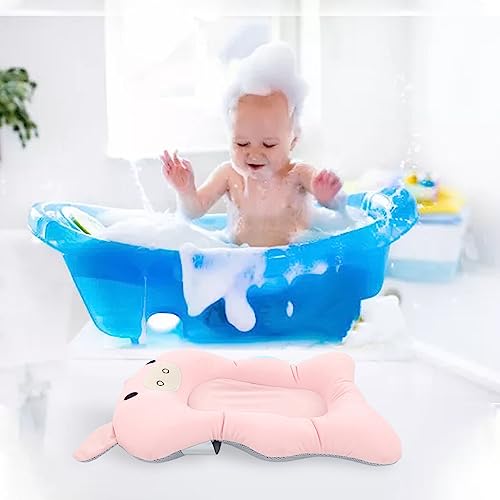 Image of Baby Bath Support Cushion, Floating Adjustable Soft Bath Pillow, Cushioned Support Parent Assist Tray Infant Bath Support Seat Baby Bath Pillow for Newborn Infants ()