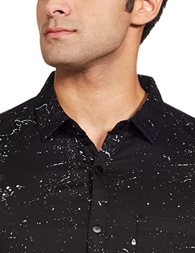 Image of Spykar Men's Printed Slim Fit Shirt