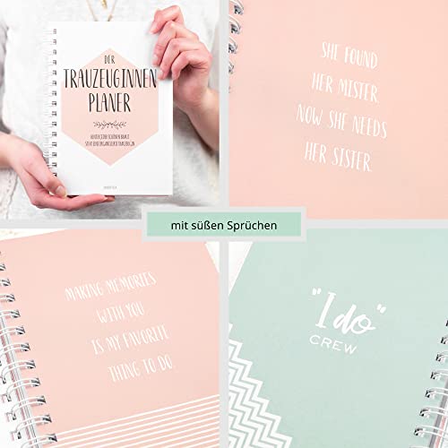 Trauzeugin Planer, Trauzeugin Geschenk, Der Planer für die Trauzeugin, Trauzeugin fragen - Willst du meine Trauzeugin sein, Hochzeit, Ringbuch