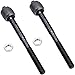 Detroit Axle - Front 6pc Tie Rods Kit for 04-10 Toyota Sienna, 4 Outer & Inner Tie Rods 2 Boots 2004 2005 2006 2007 2008 2009 2010 Replacement