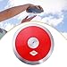 kowaku 2kg Nylon Track and Field Equipment for Beginners Throwing for Beach College Athletic Training Practice Outdoor, red