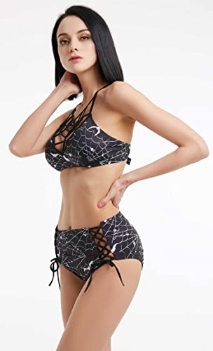haikyuu Women Bikini Set Two Piece Swimsuit Set Goth Bathing Suit Swimwear2
