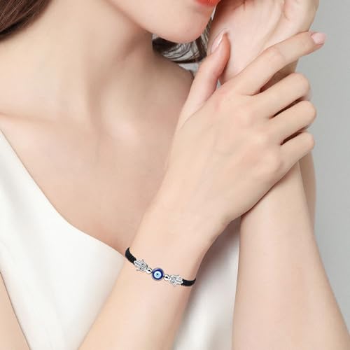 Hamsa Evil Eye Red String Bracelet for Men Women Men Handmade Rope Lucky Protection Bracelet4