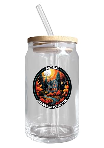 Vaso diseño lata de cerveza 12 oz Salem Massachusetts