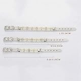 Halsband für Hunde,Hundehalsband mit Perle,Hunde-Katzen-Mode-PU-Leder-Perlenhalsband mit Bling-Strass-Diamant,Verstellbares Chihuahua-Hundehalsband für Hunde,Katzen,Welpen,Kätzchen,M,1.5X33cm