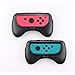 Price comparison product image 2 Pack Grips for Nintendo Switch Joy-Con, Wear-Resistant Handle Kit Grips Compatible with Nintendo Switch Joy-Cons (Black)