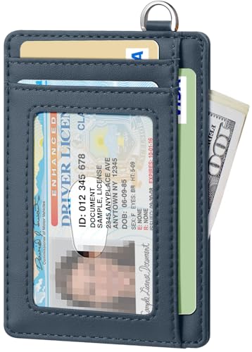 Image of FurArt Slim Minimalist Wallet RFID Credit Card Holder for Men | slim minimalist compact rfid id window thin