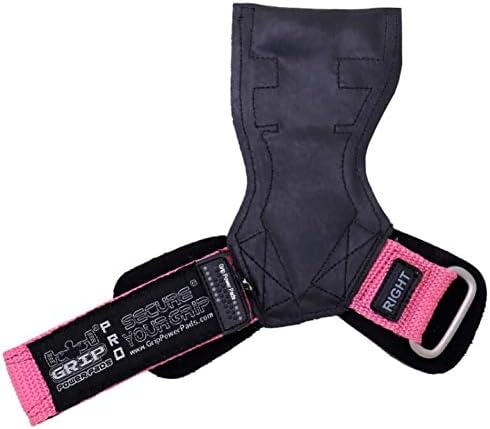 Miniatura 3 de Lifting Grips PRO - Guantes de peso resistentes, correas de gimnasia alternativas a los ganchos de potencia, peso muerto, ajustable, de neopreno,