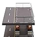 4-Tiers Model Car Display Case, 1/64 Acrylic Garage Model Car Parking Lot Backdrop Car Display Case Toy Car Storage, Small Parking Garage Diorama Children's Birthday Presents