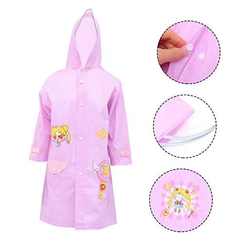 VANZACK 5 Peças Capa De Chuva Itens Essenciais De Viagem Para Crianças Poncho De Chuva Leve Produtos