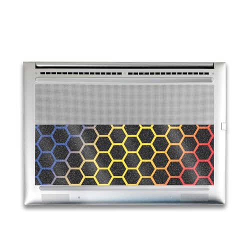 Image of Glossy Glitter Gaming Skin Compatible with HP Envy x360 16 inch (2023) - Primary Honeycomb - Premium 3M Vinyl Protective Wrap Decal Cover - Easy to Apply | Crafted in The USA by MightySkins