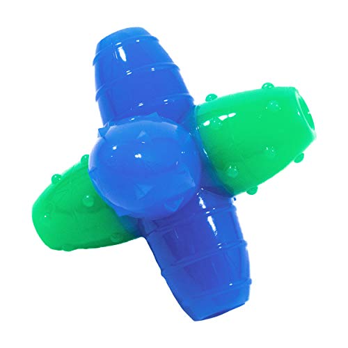 Image of Petstages Orka Jack Green /Blue Treat-Dispensing Dog Chew Toy
