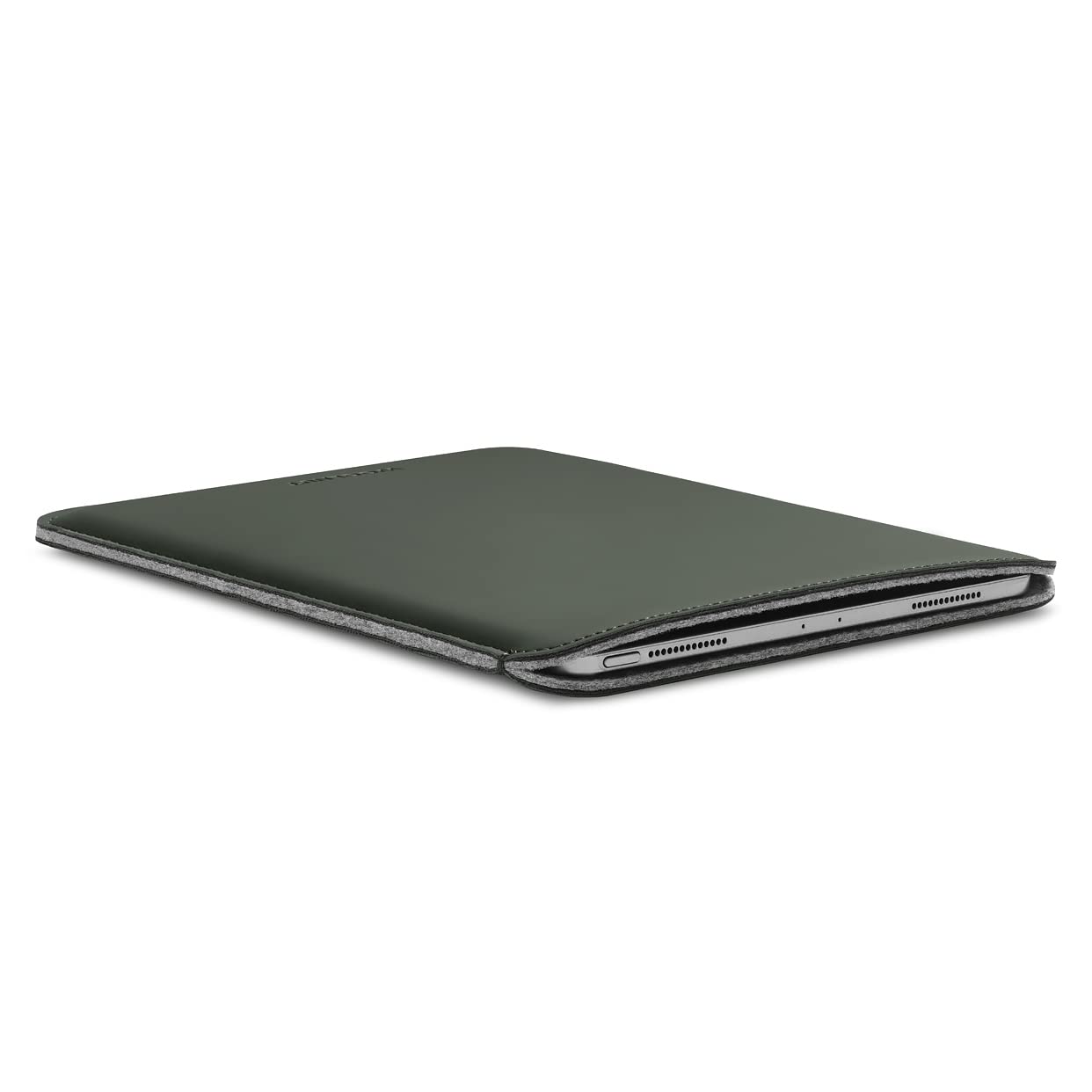 Manicotti Ipad In Pelle Custodia In Feltro Per IPad 9.7 (2018) | Fatto In UK, Vestibilità Perfetta Custodia Feltro IPad