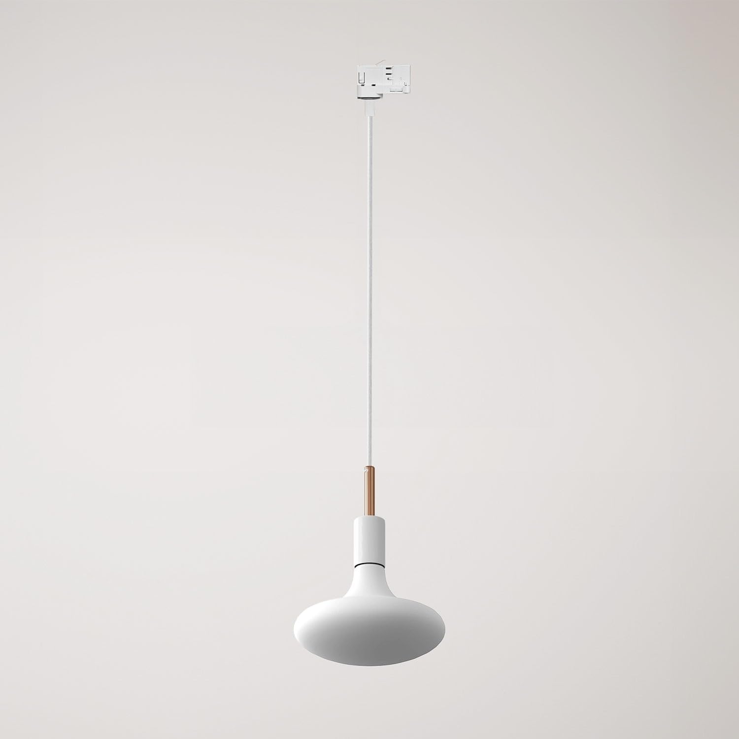 creative cables - Suspension pour rail de 7 cm avec serre-câble - Ampoule incluse