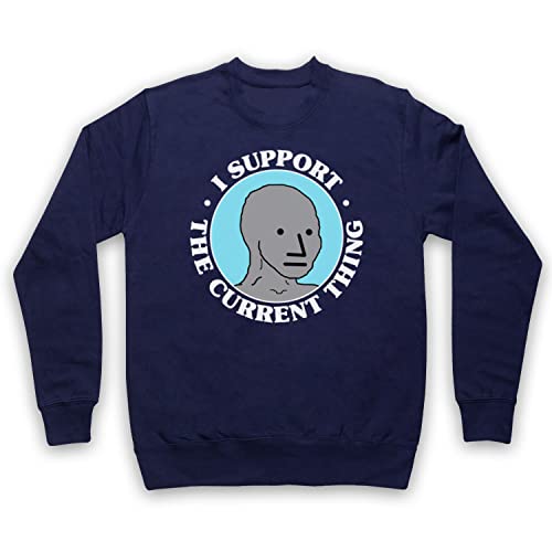 Sweat-shirt adulte I Support The Current Thing pour un look décontracté sans effort