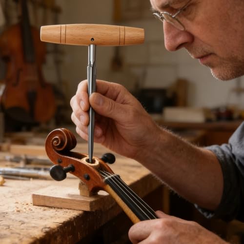 Alésoir de trou de cheville de violon outil de luthier pour expansion précise