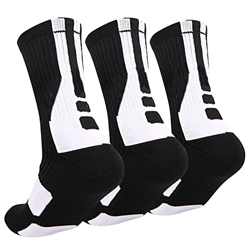 Disile Elite Basketball Socks, Cushioned Athletic Sports Crew Socks For Men & Women #TOP23