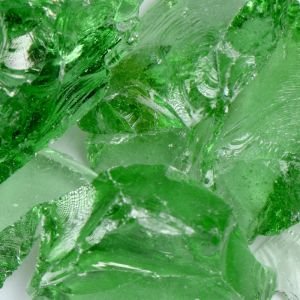 Crystal Green Landscape Glass Medium 5 Lb Bag