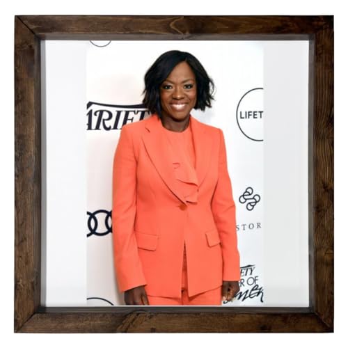 Boss Hog Viola Davis - 12X12 Full Color Photo Sign with Wood Frame PTR #G1117926