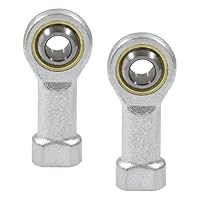 Gelenkkopf Gelenkkopflager,8mm Gelenkkopf Gelenklager,2 Stück Kugelgelenk Gelenklager,SI8T/K Gelenklager Innengewinde