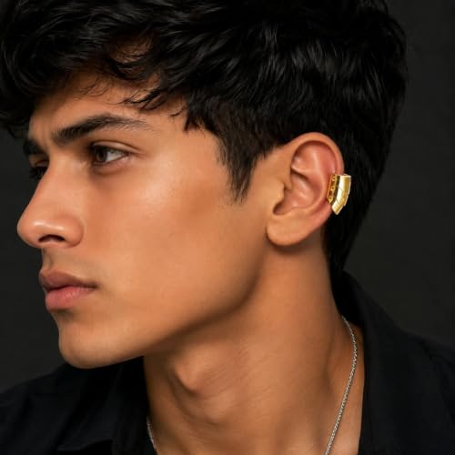 19TH JULY JEWELS Stainless Steel Anti-Tarnish Segmented Helix Ear - Image 3