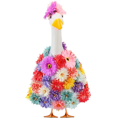 Abbylike 1 Set Spring Flower Porch Goose Outfits Colorful Spring