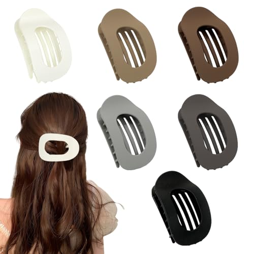 Marron Pinces à Cheveux pour Femmes,pour Cheveux Épais & Fins, Élégantes Hair Clip pour Tous les Jours, Sport, Conduite